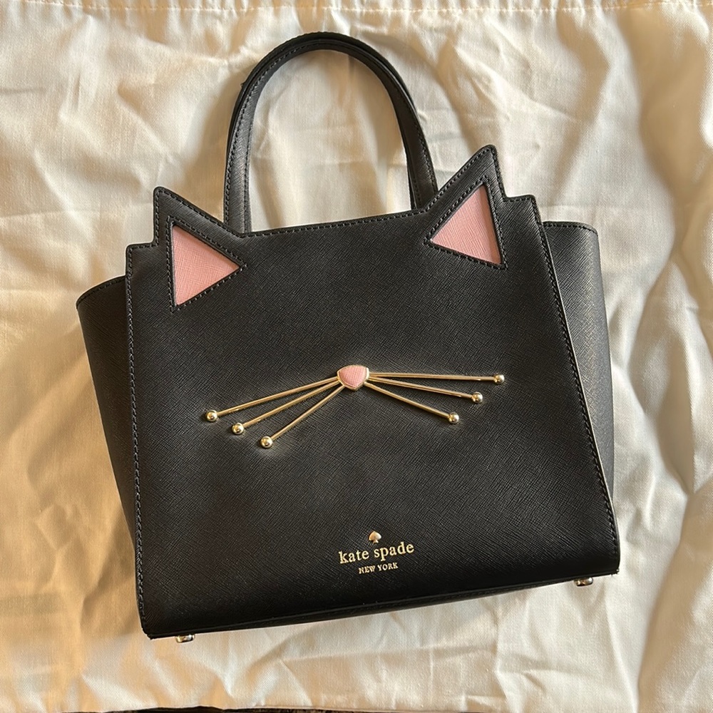 Leather Kate spade cat bag!